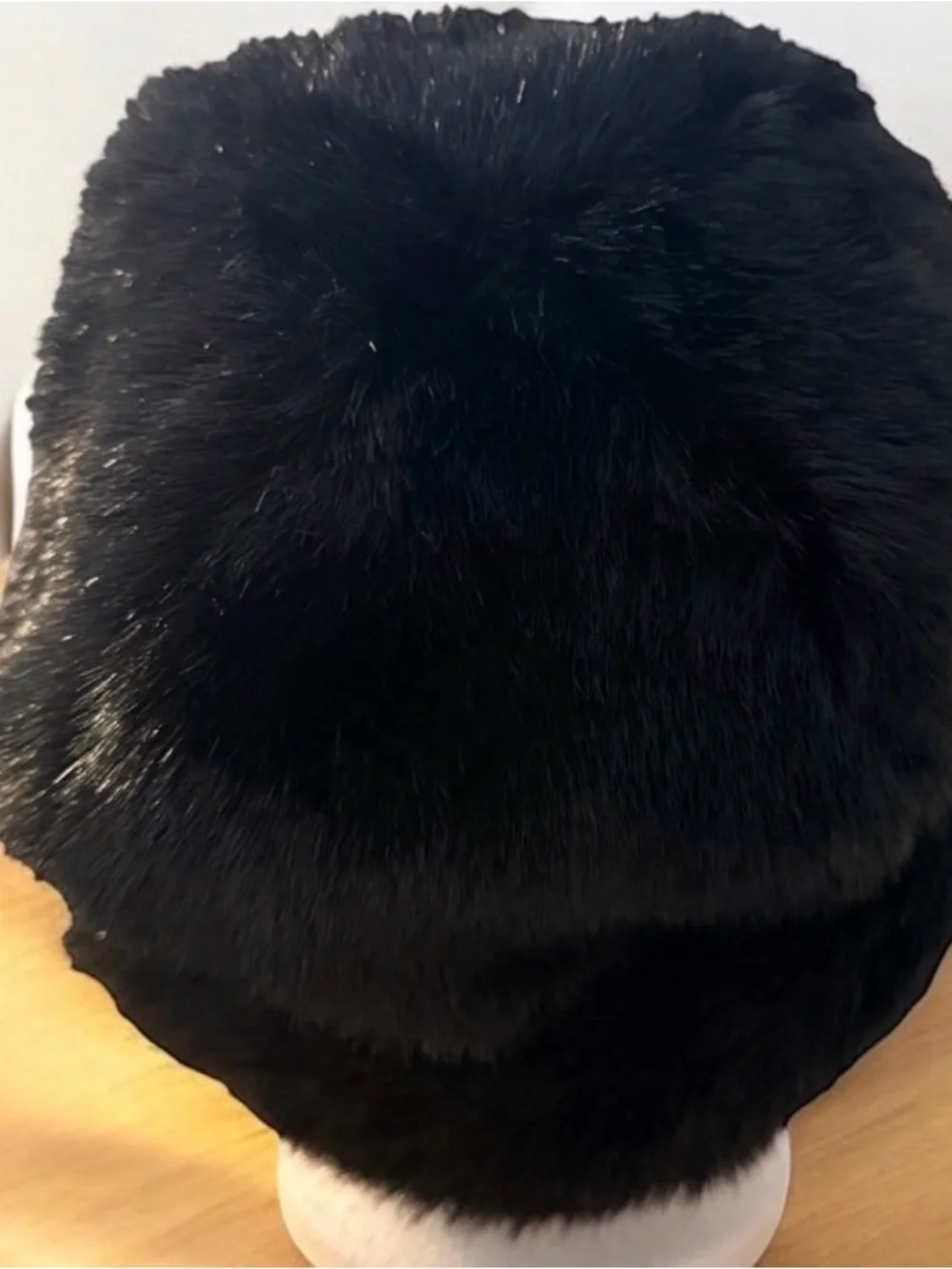 Luxury Black Faux Fur Headband - Women's Winter Accessory